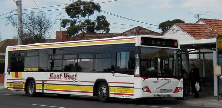 East West Volvo B10BLE Custom 550 2